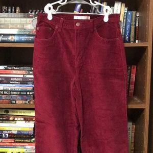 Burgundy corduroy like new